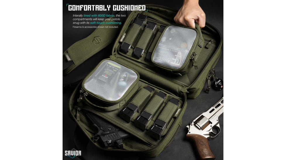 Savior Equipment Mini Range Bag, OD Green, 12.5 x 8.5 x 3.25in, RA-DGSPWS-MINI-OG