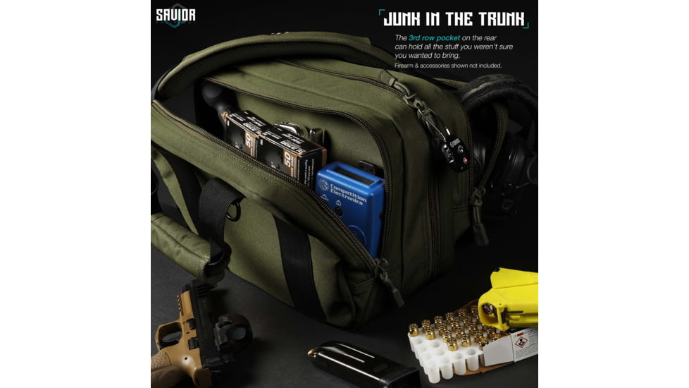 Savior Equipment Mini Range Bag, OD Green, 12.5 x 8.5 x 3.25in, RA-DGSPWS-MINI-OG