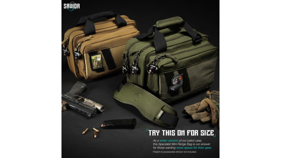Savior Equipment Mini Range Bag, OD Green, 12.5 x 8.5 x 3.25in, RA-DGSPWS-MINI-OG