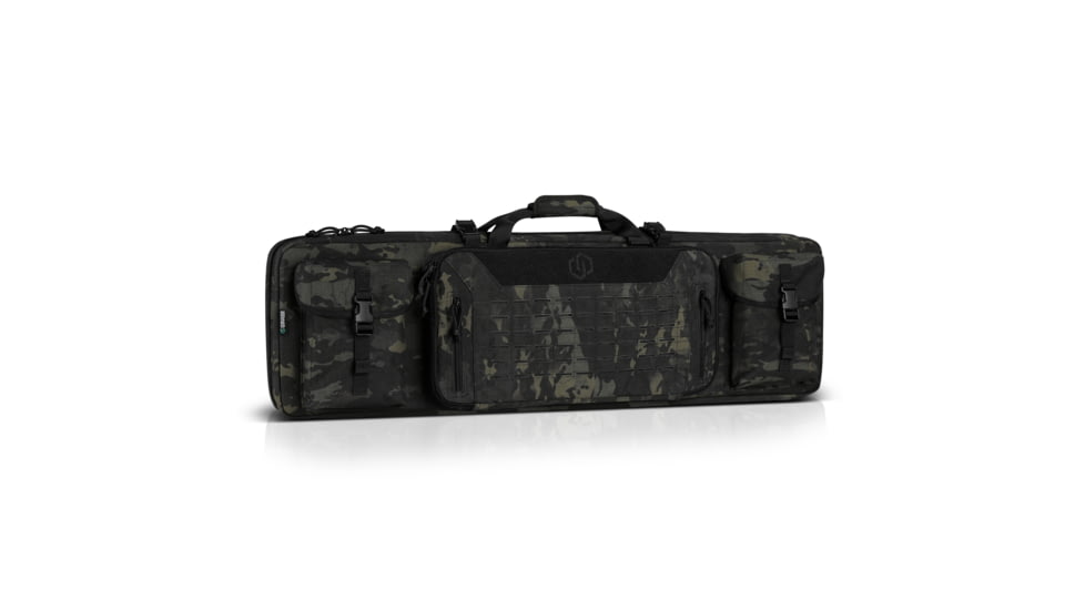 Savior Equipment Multicam Urban Warfare Double Rifle Case, Multicam Black, 41in L x 12in H, RB-4212DG-VER2-MCB