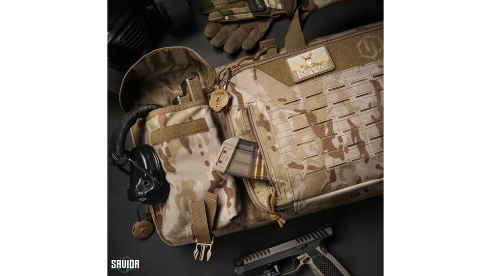 Savior Equipment Multicam Urban Warfare 46in Double Rifle Case, Arid, RB-4612DG-VER2-MCID