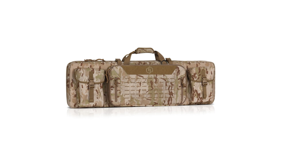 Savior Equipment Multicam Urban Warfare Double Rifle Case, Multicam Arid, 45in L x 12in H, RB-4612DG-VER2-MCID