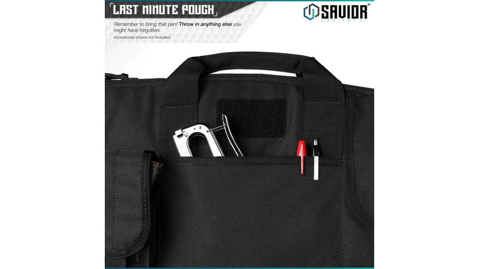 Savior Equipment Patriot Single Single Rifle Case, 41in, Black, RB-SG42-V1-BK