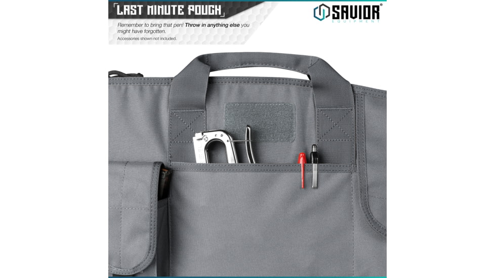 Savior Equipment Patriot Single Single Rifle Case, 41in, Gray, RB-SG42-V1-GS