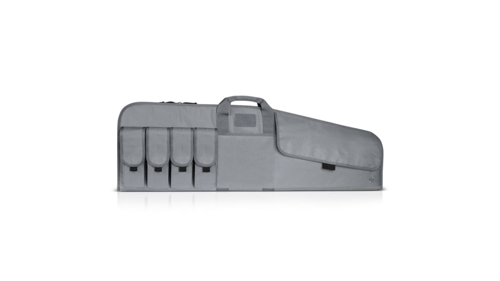 Savior Equipment Patriot Single Single Rifle Case, Grey, 41in L x 7.5-12.5in W, RB-SG42-V1-GS
