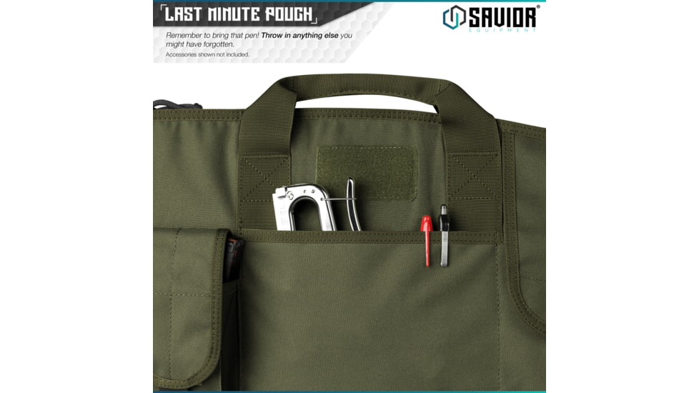 Savior Equipment Patriot Single Single Rifle Case, 41in, OD Green, RB-SG42-V1-OG