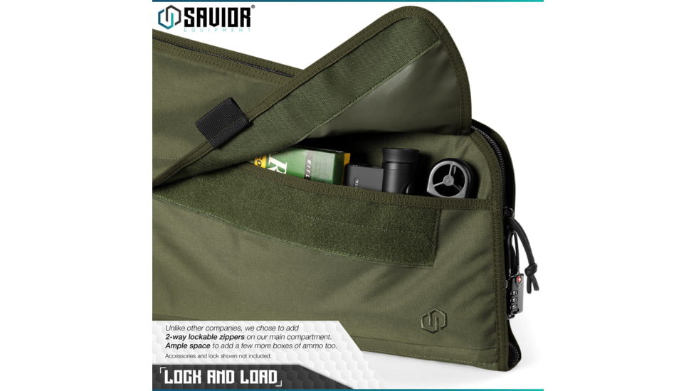 Savior Equipment Patriot Single Single Rifle Case, 41in, OD Green, RB-SG42-V1-OG