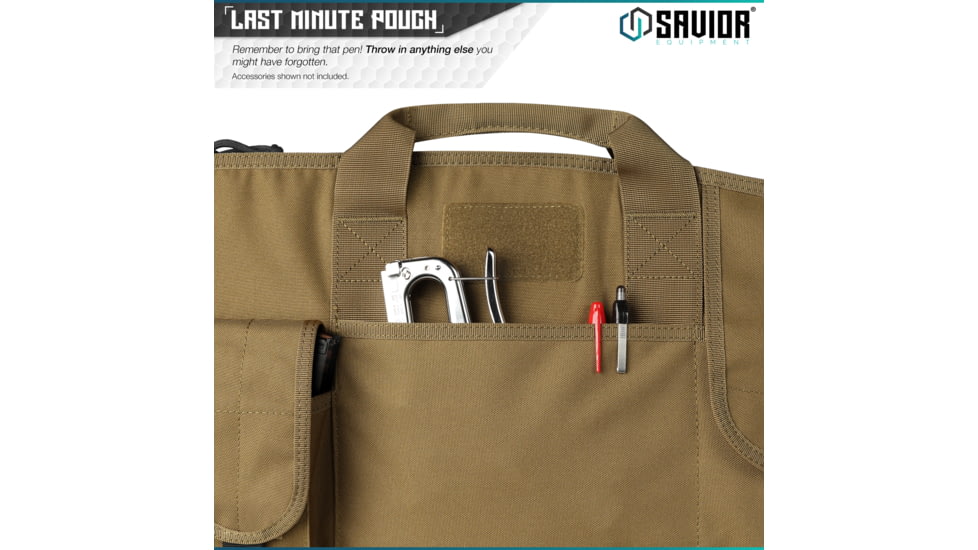 Savior Equipment Patriot Single Single Rifle Case, 45in, Dark FDE, RB-SG46-V1-TN