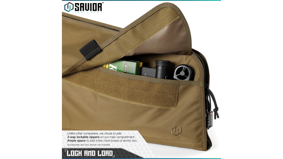 Savior Equipment Patriot Single Single Rifle Case, 45in, Dark FDE, RB-SG46-V1-TN