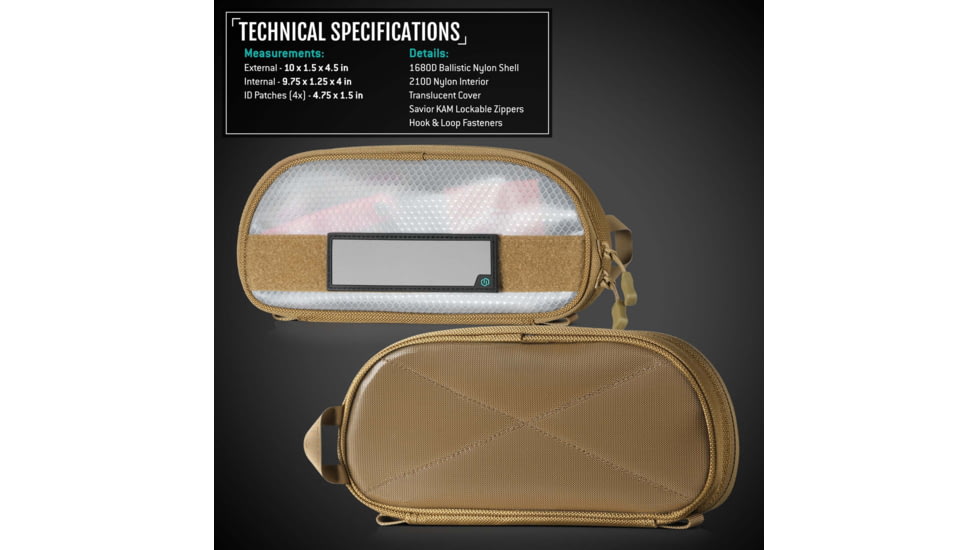 Savior Equipment Pro Sema Dump Pouch, 2 Pack, Dark FDE, 10x5in, SP-PCORE10X5-2P-TN