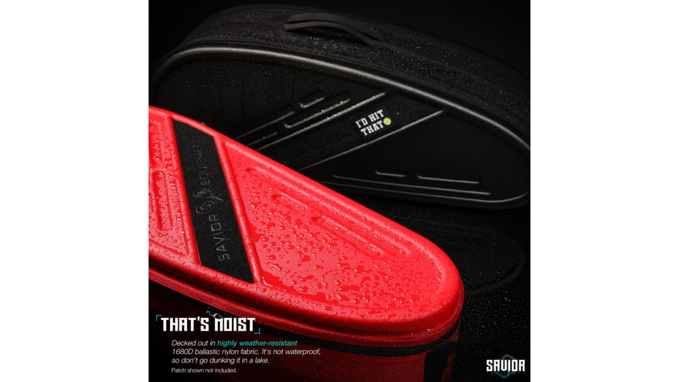 Savior Equipment Pro Touring, Single Or Double Rifle Case, Tennis Variant, Black, RB-TENNIS-V1-BK