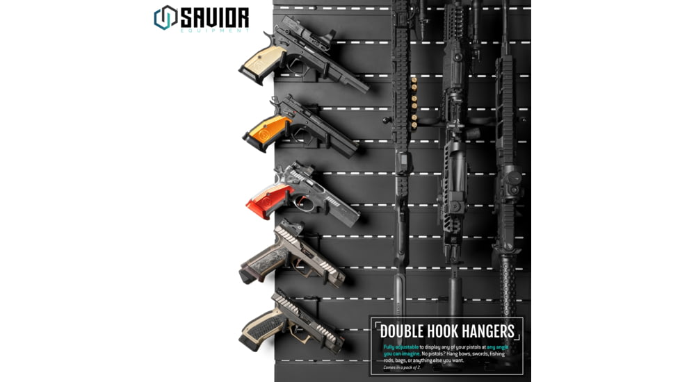 Savior Equipment Adjustable Pistol Hanger w/ Double Hook