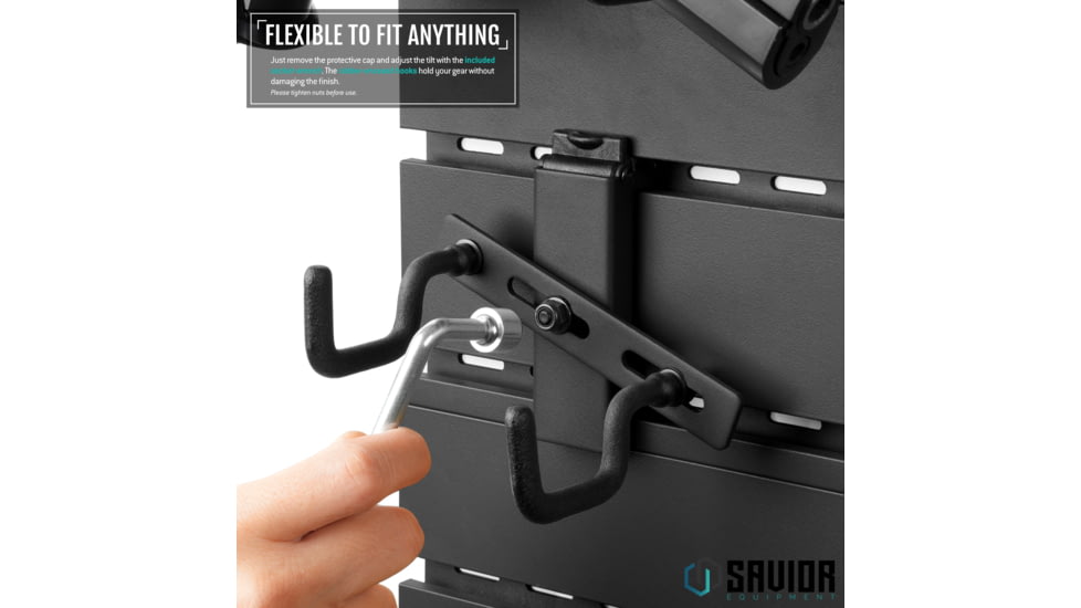 Savior Equipment Adjustable Pistol Hanger w/ Double Hook