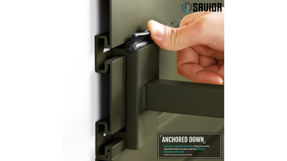 Savior Equipment Adjustable Pistol Hanger w/ Double Hook
