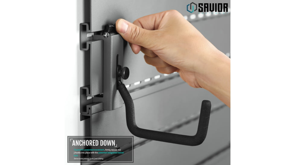 Savior Equipment Wall Rack System Attachments Rifle Hooks