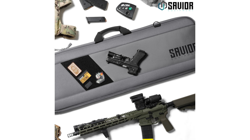 Savior Equipment Specialist 36in Single Rifle Case, Gray, 36 x 14.5 x 1, RB-SG36-WS-GS