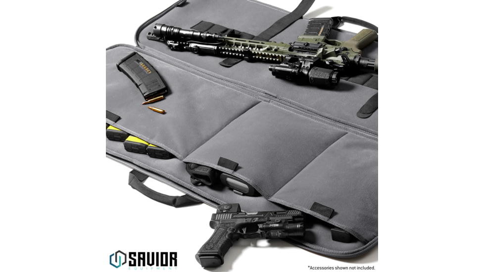 Savior Equipment Specialist 36in Single Rifle Case, Gray, 36 x 14.5 x 1, RB-SG36-WS-GS