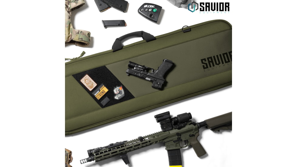 Savior Equipment Specialist 36in Single Rifle Case, OD Green, 36 x 14.5 x 1, RB-SG36-WS-OG