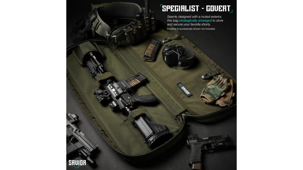 Savior Equipment Specialist Covert Single Rifle Case, 30in, OD Green, RB-SGSPORT30-WS-OG