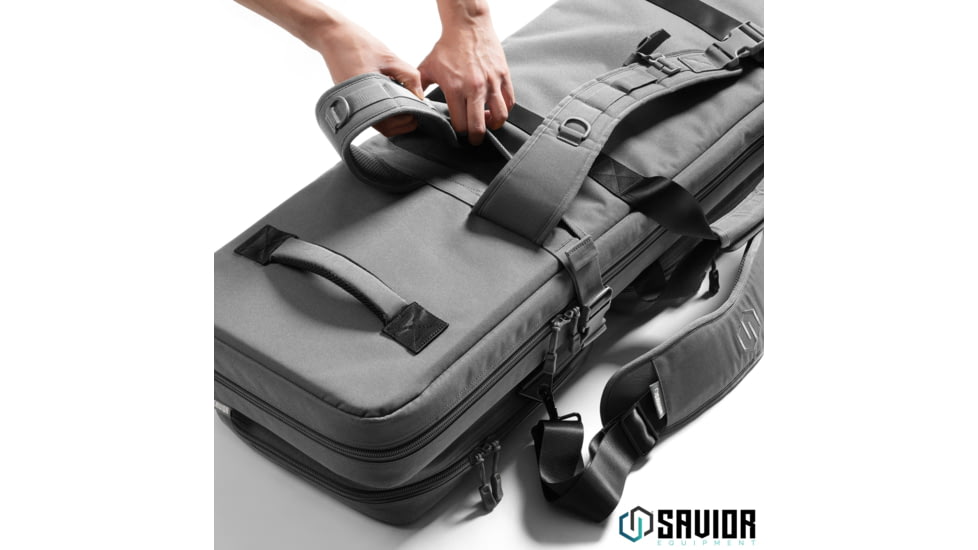 Savior Equipment Specialist LRP Single Rifle Case, 47in, Gray, 47 L x 12.5 H x 3.5 W, RB-SG47-LRP-WS-GS