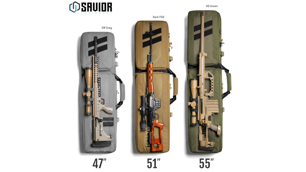 Savior Equipment Specialist LRP Single Rifle Case, 47in, OD Green, 47 L x 12.5 H x 3.5 W, RB-SG47-LRP-WS-OG