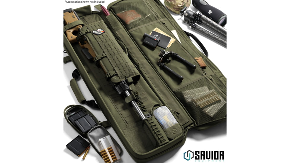 Savior Equipment Specialist LRP Single Rifle Case, 47in, OD Green, 47 L x 12.5 H x 3.5 W, RB-SG47-LRP-WS-OG
