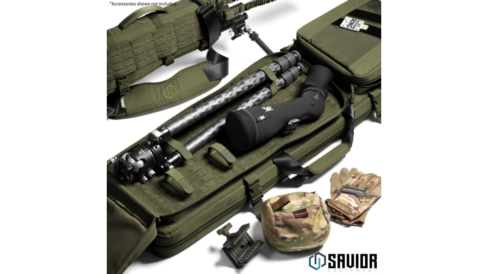 Savior Equipment Specialist LRP Single Rifle Case, 47in, OD Green, 47 L x 12.5 H x 3.5 W, RB-SG47-LRP-WS-OG