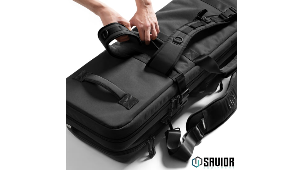 Savior Equipment Specialist LRP Single Rifle Case, Black, 47in L x 12.5in H x 3.5in W, RB-SG47-LRP-WS-BK