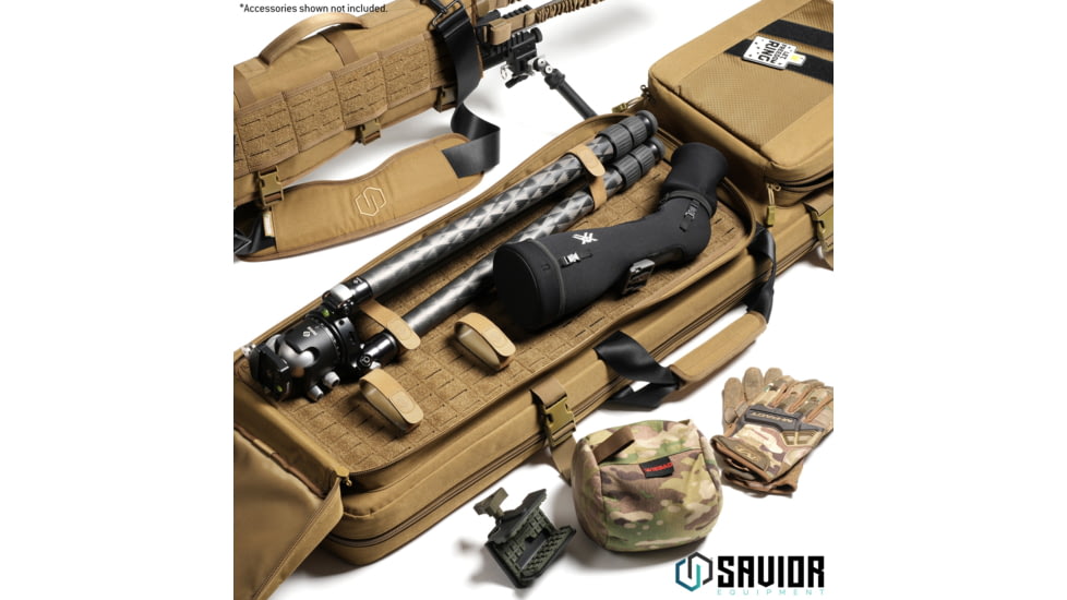 Savior Equipment Specialist LRP Single Rifle Case, Dark FDE, 47in L x 12.5in H x 3.5in W, RB-SG47-LRP-WS-TN