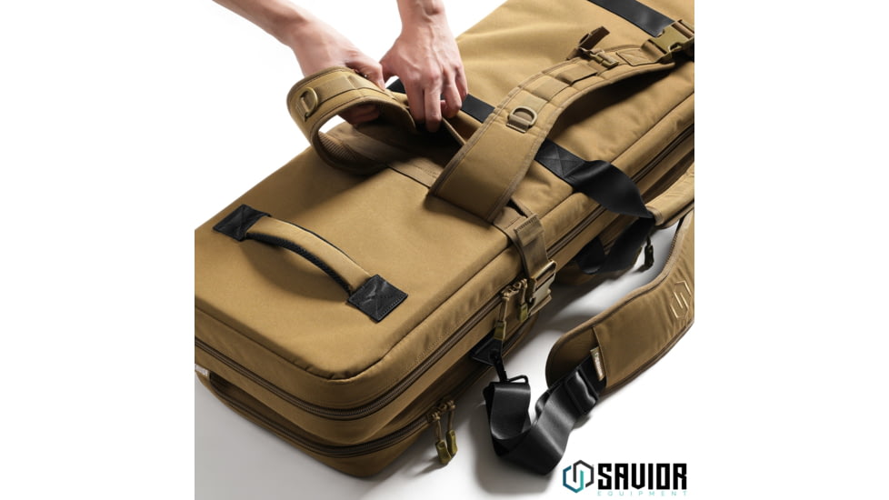 Savior Equipment Specialist LRP Single Rifle Case, Dark FDE, 47in L x 12.5in H x 3.5in W, RB-SG47-LRP-WS-TN