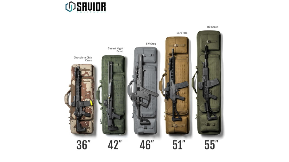 Savior Equipment Urban Warfare Double Rifle Bag, Desert Night Camo, 36in, RB-3612DG-VER2-DNC