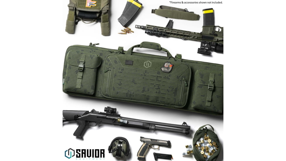 Savior Equipment Urban Warfare Double Rifle Bag, Desert Night Camo, 36in, RB-3612DG-VER2-DNC