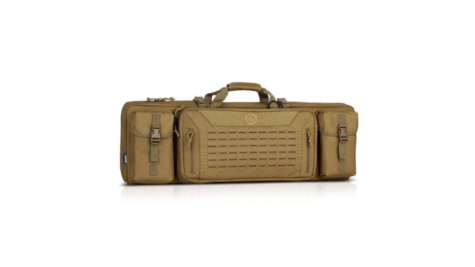 Savior Equipment Urban Warfare Double Rifle Case, Dark FDE, 35in L x 12in H, RB-3612DG-VER2-TN
