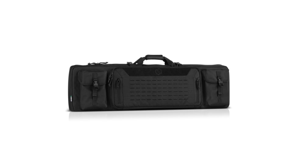 Savior Equipment Urban Warfare Double Rifle Case, Black, 51in L x 12in H, RB-5112DG-VER2-BK