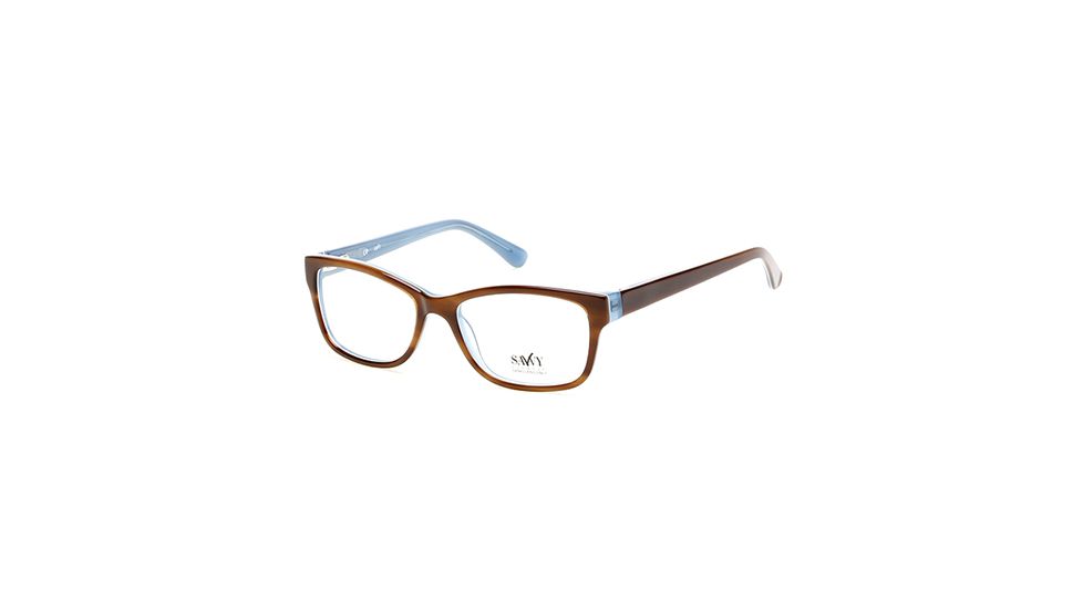 Savvy SV0403 Eyeglass Frames - Havana Frame Color
