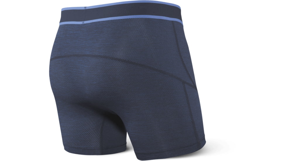 SAXX Kinetic Boxer Brief - Mens, Blue Cross Dye, Medium, SXBB27-BCD-M
