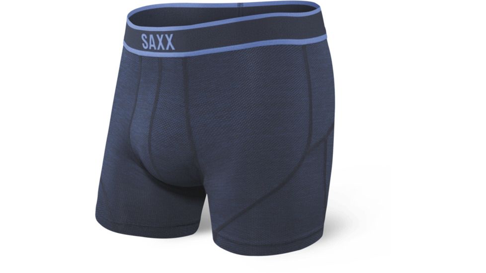 SAXX Kinetic Boxer Brief - Mens, Blue Cross Dye, Medium, SXBB27-BCD-M