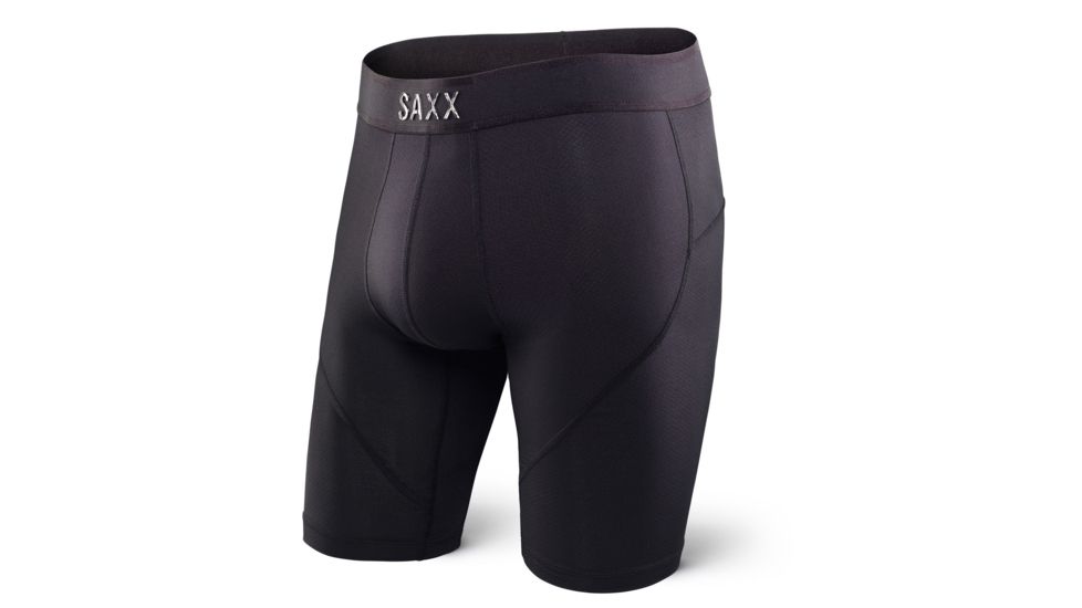 SAXX Kinetic Long Leg Boxer Brief - Men's, Blackout, S, SXLL27-BLO-S