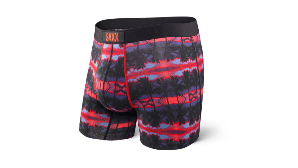 Saxx Vibe Boxer Modern Fit - Men's-Red Paradise-X-Large