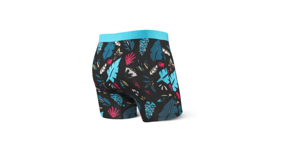 Saxx Vibe Print Boxer Modern Fit - Mens, Malibu Pop Flora, Extra Large, SXBM35-PFL-XL