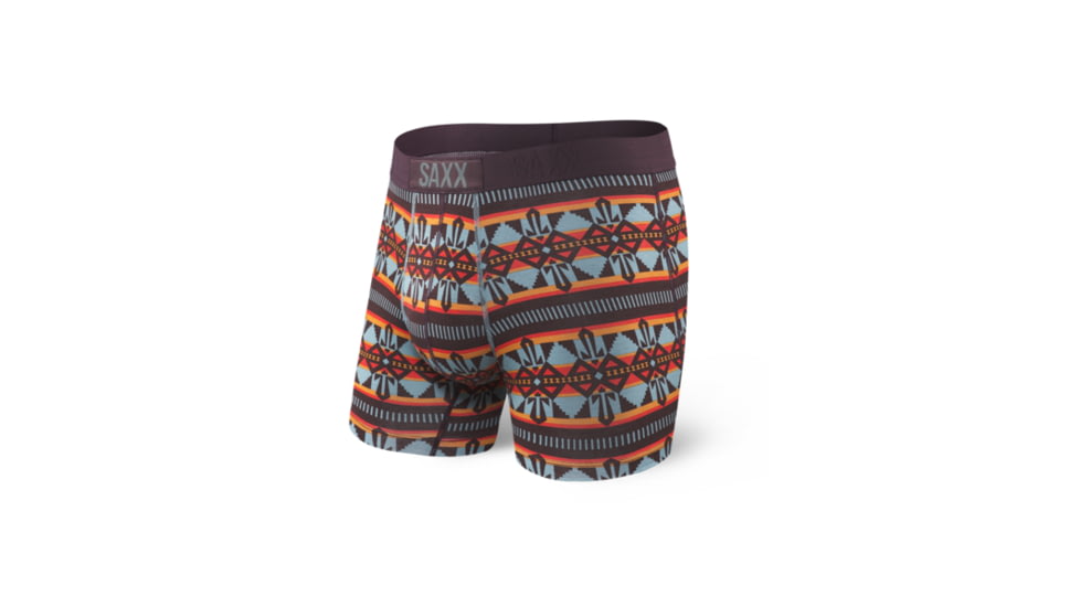 Saxx Vibe Print Boxer Modern Fit - Mens, Trading Blanket, Extra Large, SXBM35 TRB XL