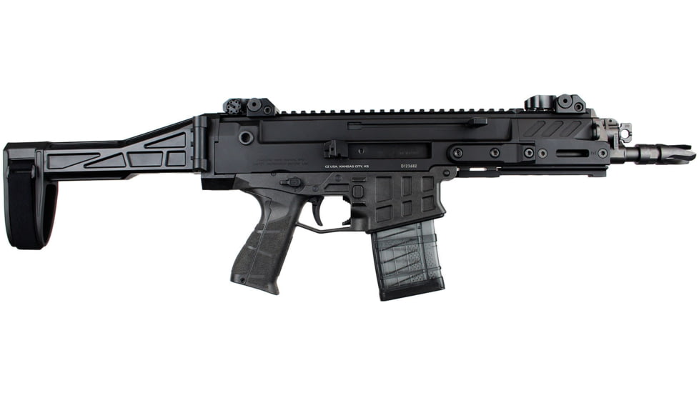 SB Tactical BREN2 Side Folding Stabilizing Brace, Black, BREN2-01-SB