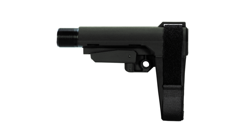 SB Tactical SBA3, 5-position adjustable w/6 pos, Mil-spec, Black/Grey SBA3-03M-SB