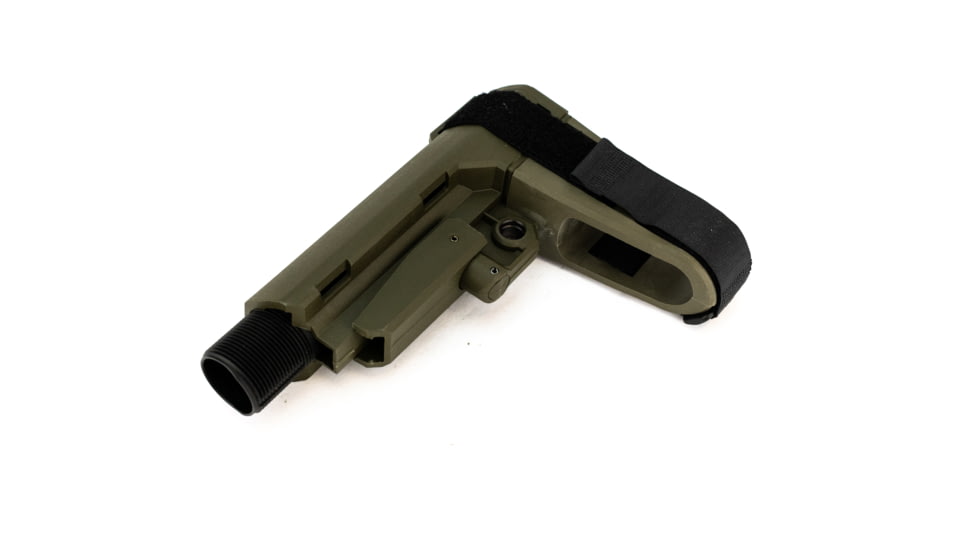 SB Tactical SBA3 Pistol Stabilizing AR Brace w/Mil-Spec Carbine Receiver Extension, OD Green, SBA3-04-SB