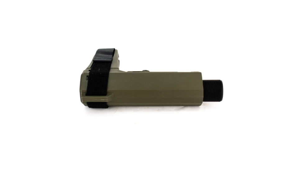 SB Tactical SBA3 Pistol Stabilizing AR Brace w/Mil-Spec Carbine Receiver Extension, OD Green, SBA3-04-SB