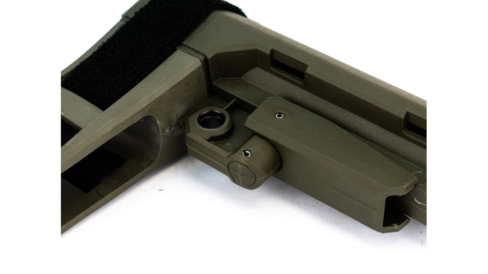SB Tactical SBA3 Pistol Stabilizing AR Brace w/Mil-Spec Carbine Receiver Extension, OD Green, SBA3-04-SB