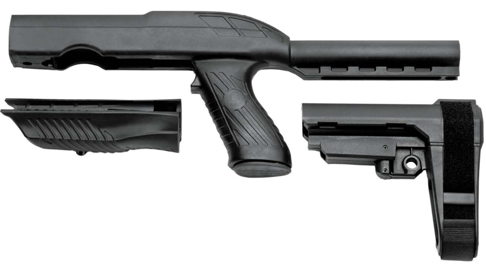 SB Tactical SBA3 Stabilizing Brace Kit w/Adaptive Tactical Chassis, 3-Position, Ruger 10/22 Charger Takedown, Black, 1022A3-01-SB