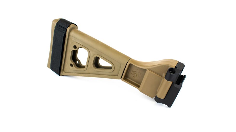 SB Tactical SBT Evo Pistol Stabilizing Brace, Flat Dark Earth, SBTEV-02-SB