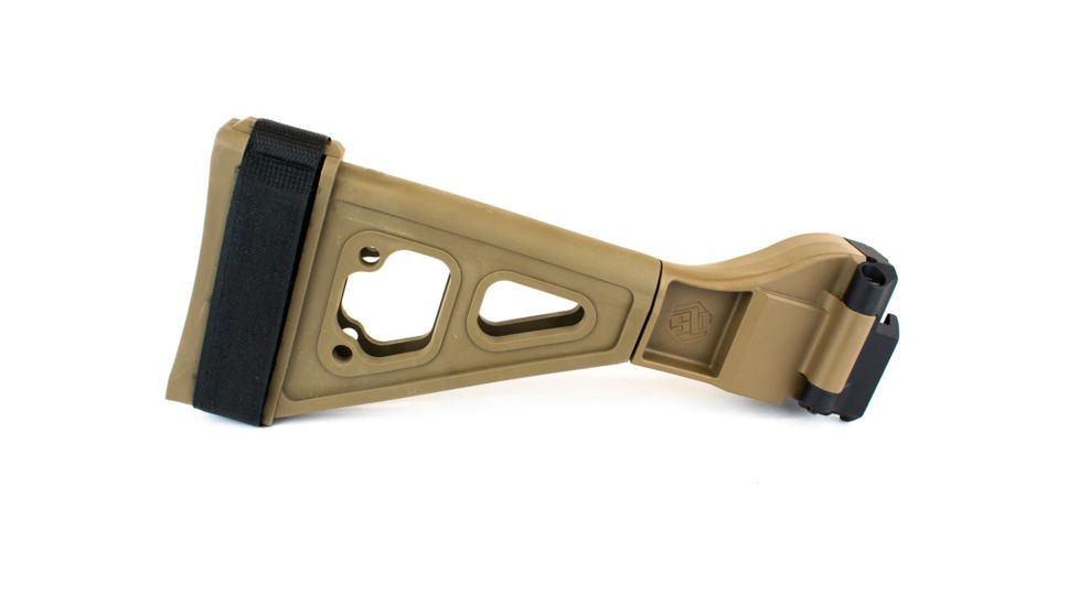 SB Tactical SBT Evo Pistol Stabilizing Brace, Flat Dark Earth, SBTEV-02-SB