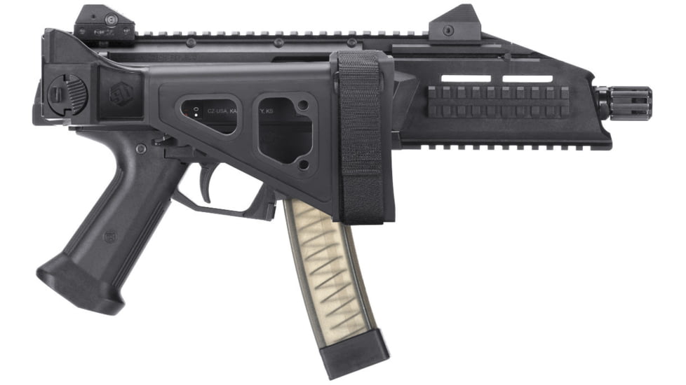 SB Tactical SBT Evo Pistol Stabilizing Brace, Folding, Black SBTEV-01-SB